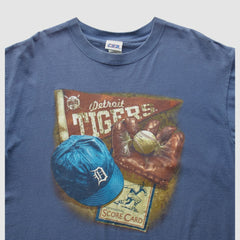 Detroit Tigers 2000s T-Shirt - Blue Vintage