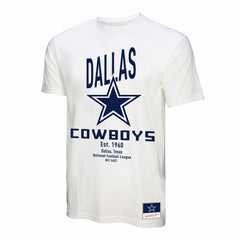 Dallas Cowboys Women's Logo Rise Boyfriend T-Shirt - White for sale