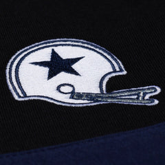 Dallas Cowboys Women's Cropped Long Sleeve Rugby Polo - Black outlet