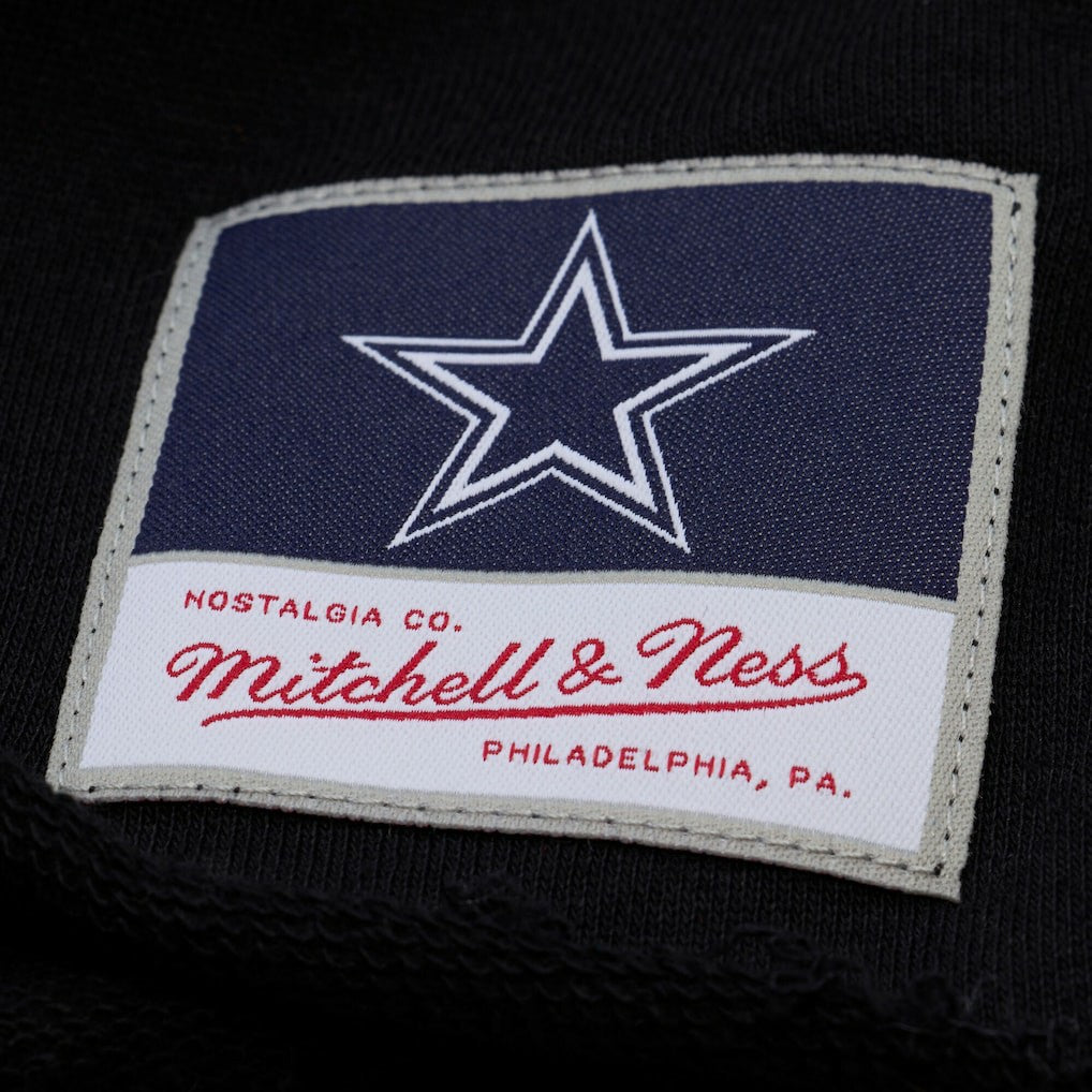Dallas Cowboys Women's Cropped Long Sleeve Rugby Polo - Black outlet