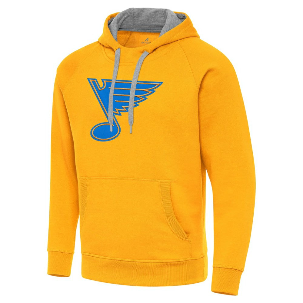 St. Louis Blues Antigua Victory Pullover Hoodie Gold
