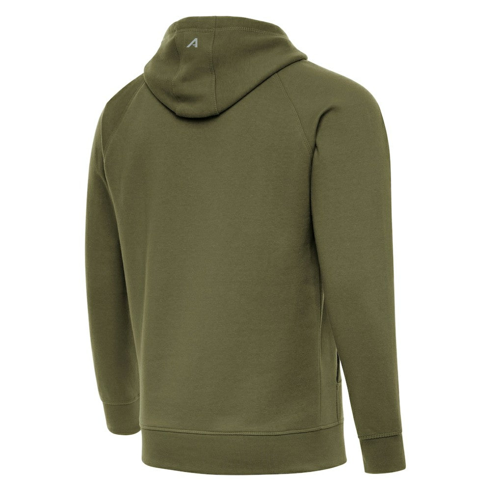 St. Louis Blues Antigua Victory Pullover Hoodie Olive