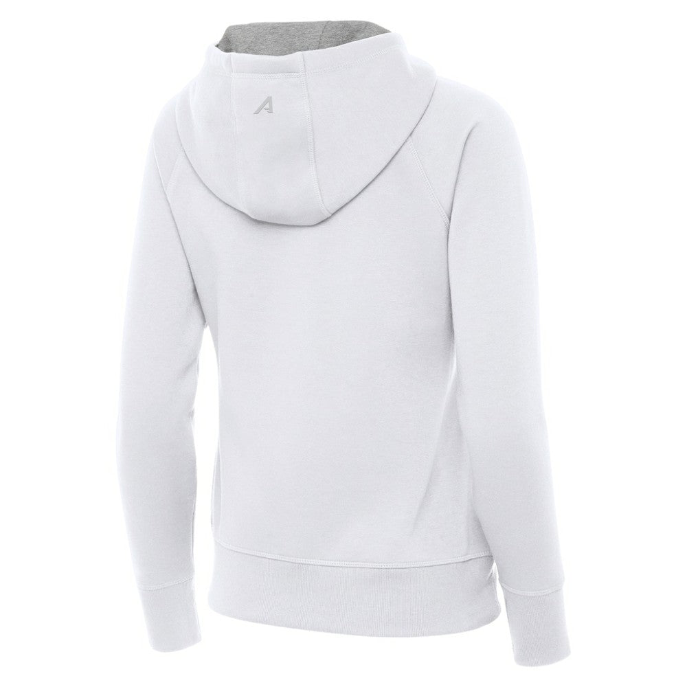 Boston Bruins Antigua Women's Victory Full-Zip Hoodie White
