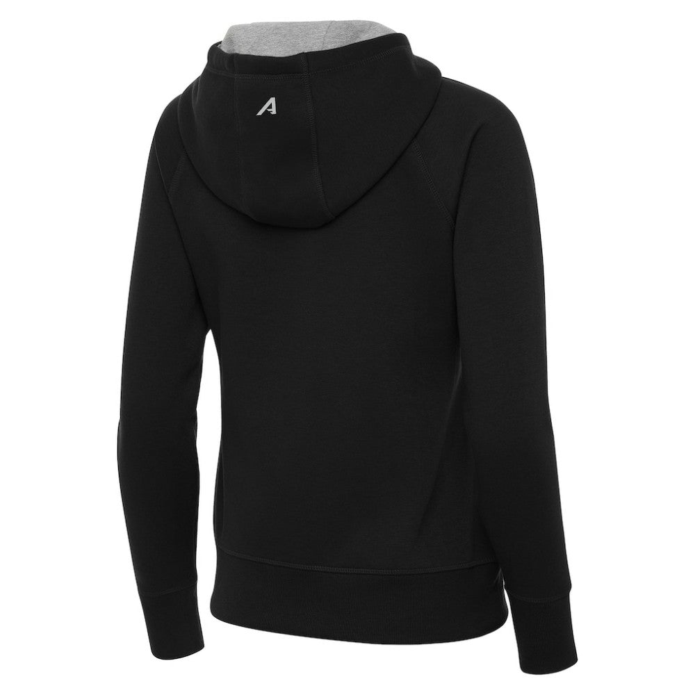 Boston Bruins Antigua Women's Victory Full-Zip Hoodie Black