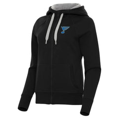 St. Louis Blues Antigua Women's Victory Full-Zip Hoodie Black