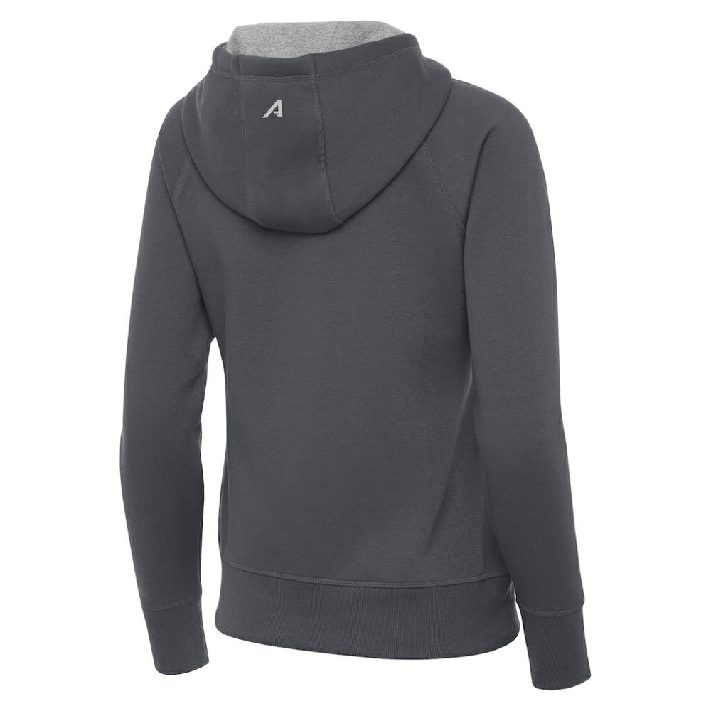 St. Louis Blues Antigua Women's Victory Full-Zip Hoodie Charcoal