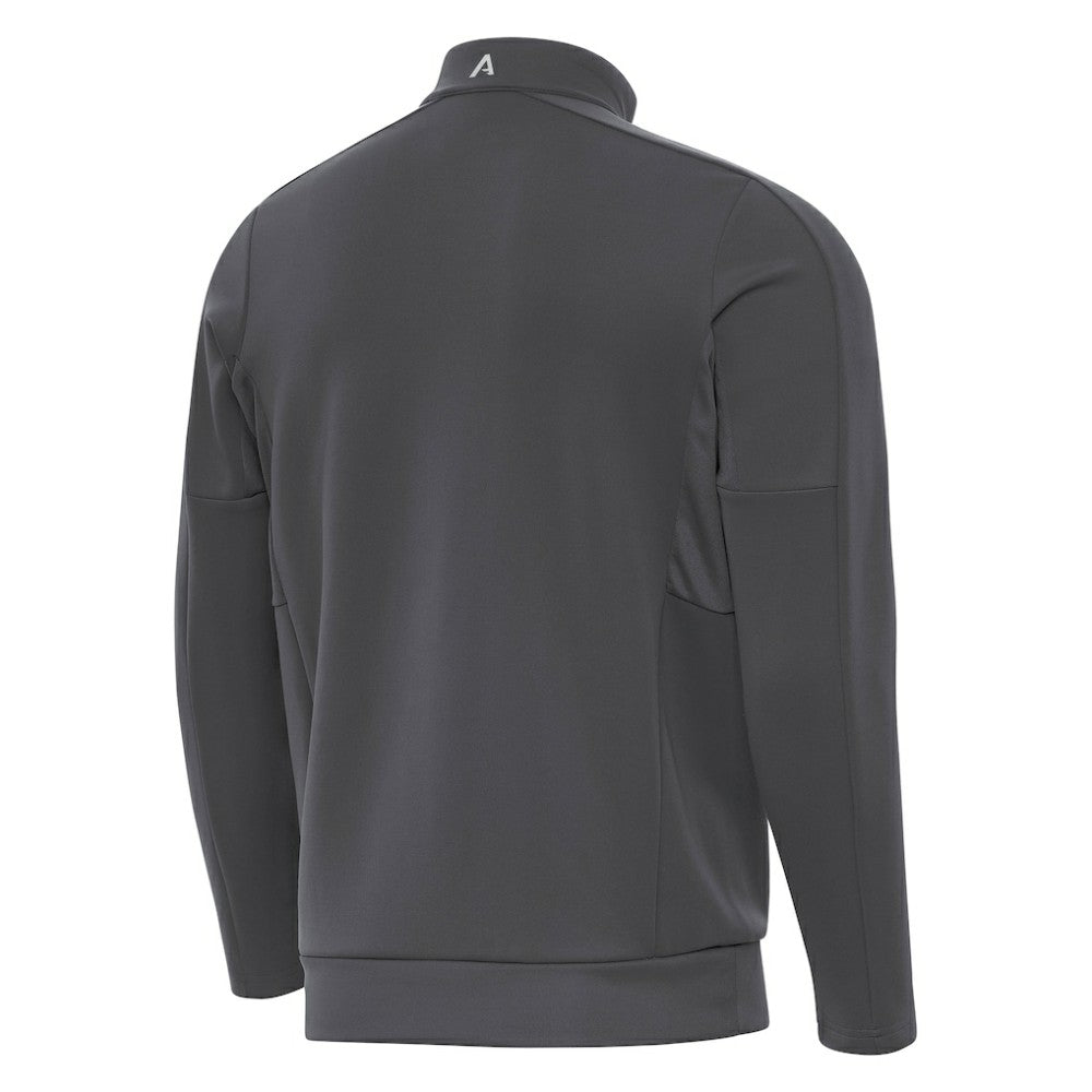 Boston Bruins Antigua Generation Quarter-Zip Pullover Top Pewter