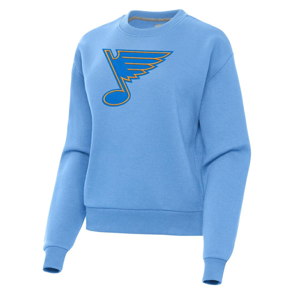 St. Louis Blues Antigua Women's Victory Pullover Sweatshirt Blue
