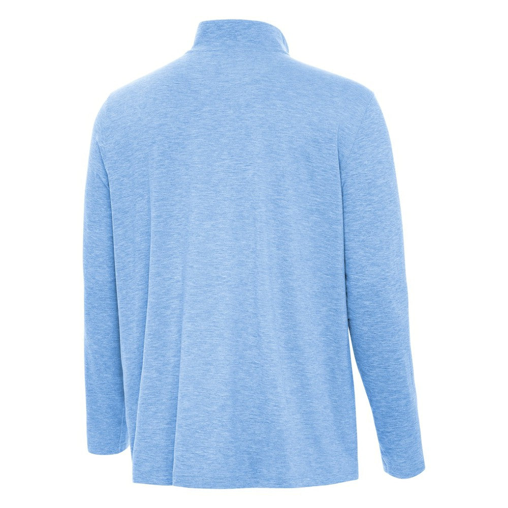 St. Louis Blues Antigua Hunk Lightweight Quarter-Zip Pullover Heather Blue