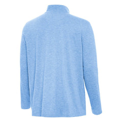 St. Louis Blues Antigua Hunk Lightweight Quarter-Zip Pullover Heather Blue