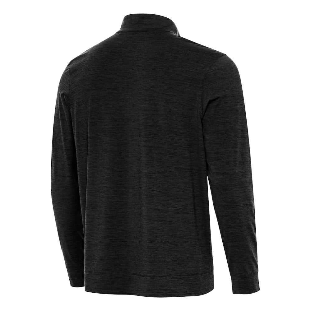 St. Louis Blues Antigua Bright Quarter-Zip Pullover Heather Black