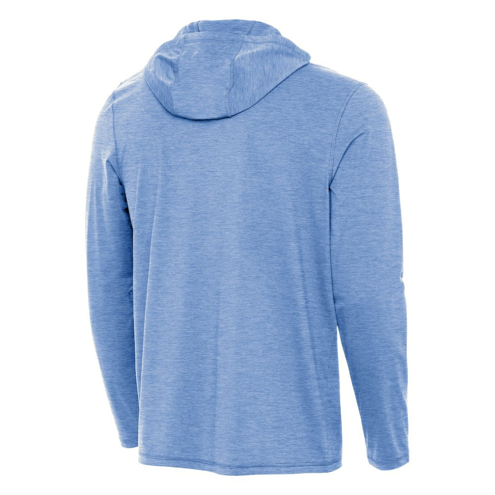 St. Louis Blues Antigua Tidy Quarter-Zip Hoodie Heather Blue