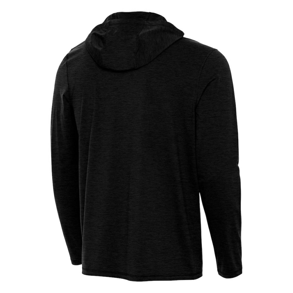 St. Louis Blues Antigua Tidy Quarter-Zip Hoodie Heather Black