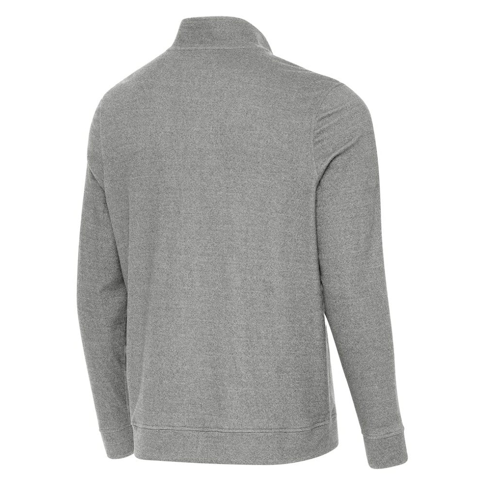 St. Louis Blues Antigua Subtle Quarter-Zip Sweatshirt Heather Black