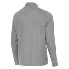 St. Louis Blues Antigua Subtle Quarter-Zip Sweatshirt Heather Black