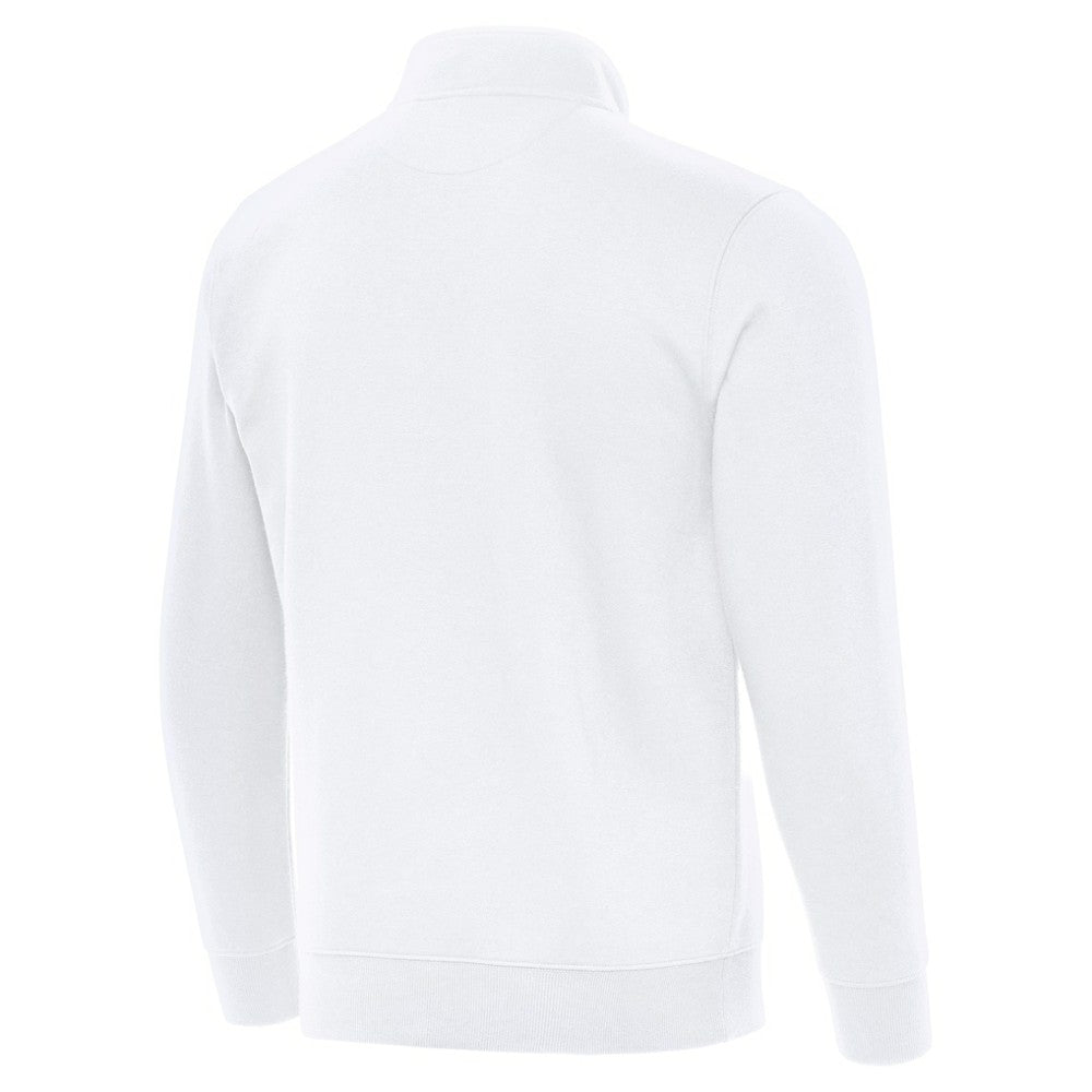 St. Louis Blues Antigua Victory Quarter-Zip Pullover Top White