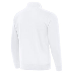 St. Louis Blues Antigua Victory Quarter-Zip Pullover Top White