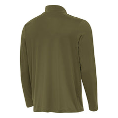 Boston Bruins Antigua Reprocess Quarter-Zip Pullover Olive