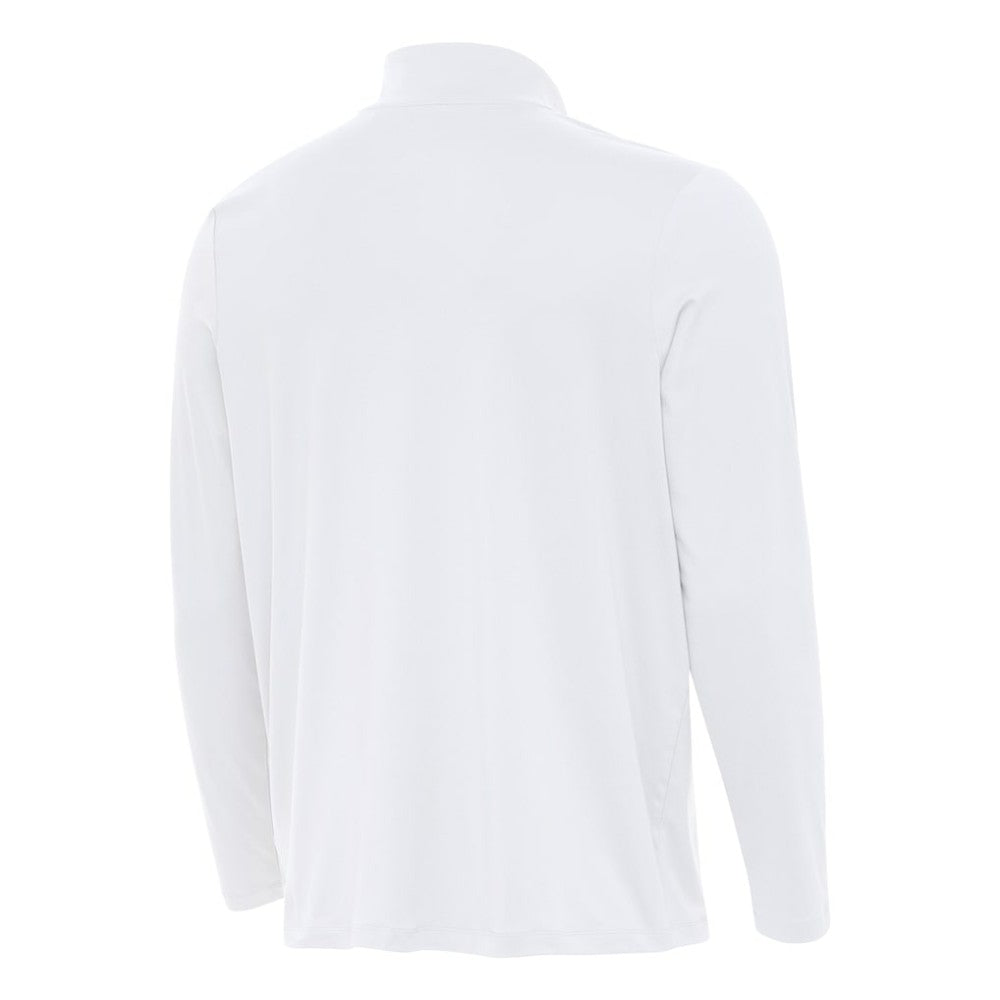 Boston Bruins Antigua Reprocess Quarter-Zip Pullover White
