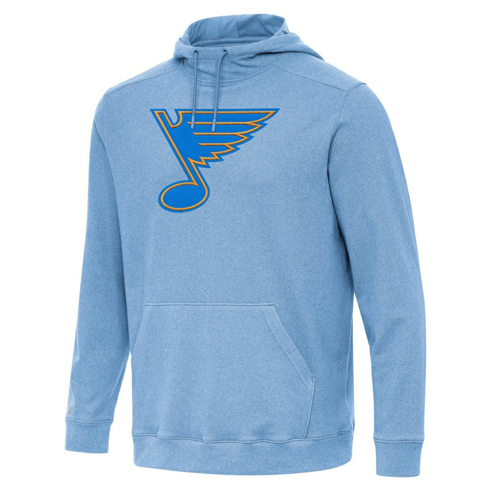 St. Louis Blues Antigua Cloud Pullover Hoodie Heather Blue