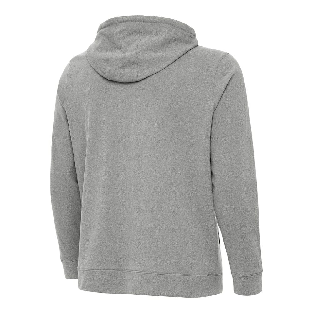 Boston Bruins Antigua Effortless Full-Zip Hoodie Heather Gray