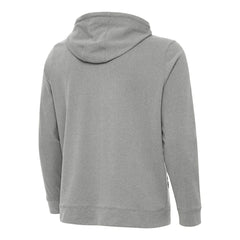 Boston Bruins Antigua Effortless Full-Zip Hoodie Heather Gray