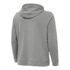 Boston Bruins Antigua Effortless Full-Zip Hoodie Heather Black
