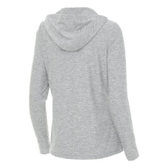 St. Louis Blues Antigua Women's Daybreak Quarter-Zip Hoodie Heather Gray