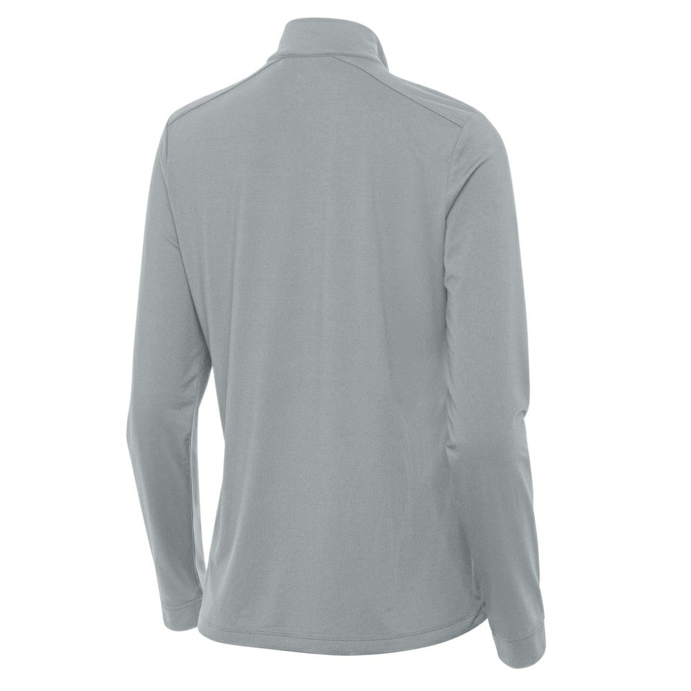 St. Louis Blues Antigua Women's Intent Quarter-Zip Pullover Gray