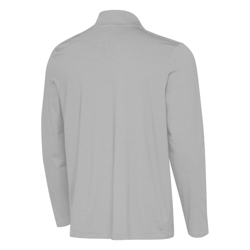 Boston Bruins Antigua Twine Quarter-Zip Pullover Gray