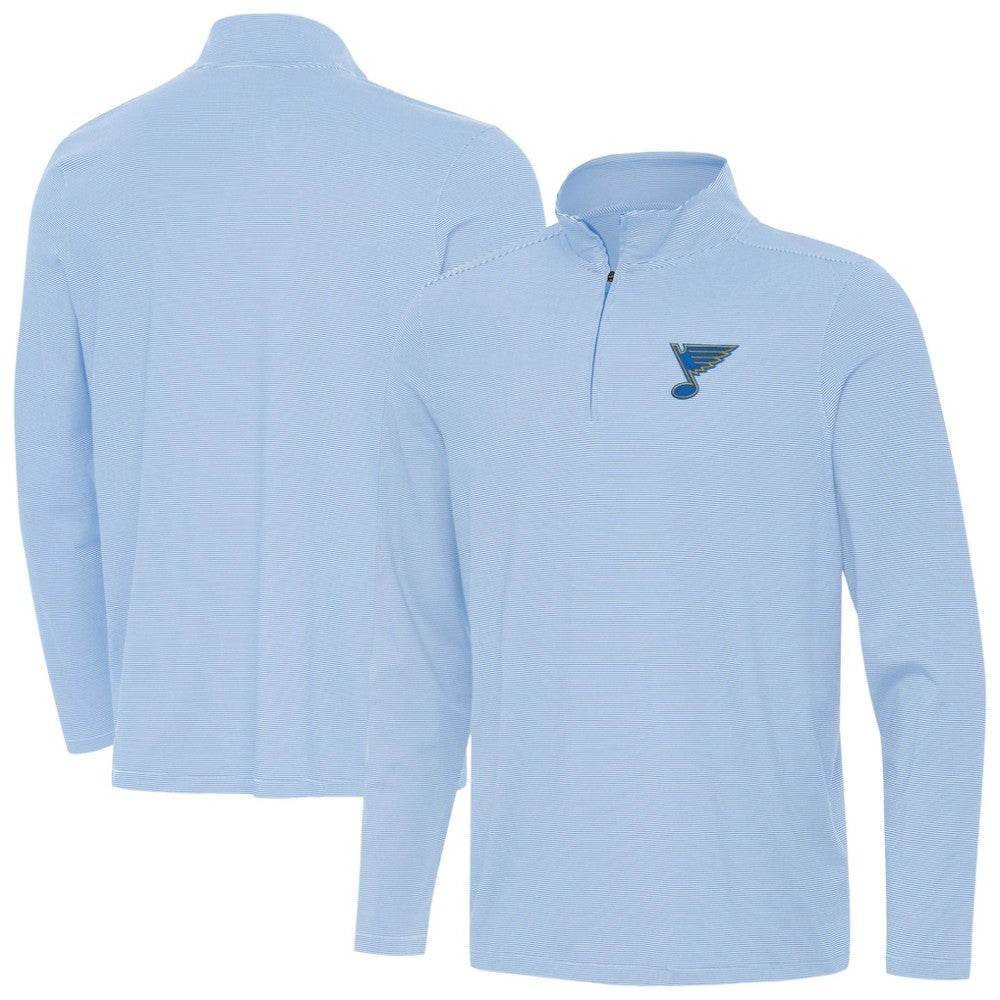St. Louis Blues Antigua Twine Quarter-Zip Pullover Blue