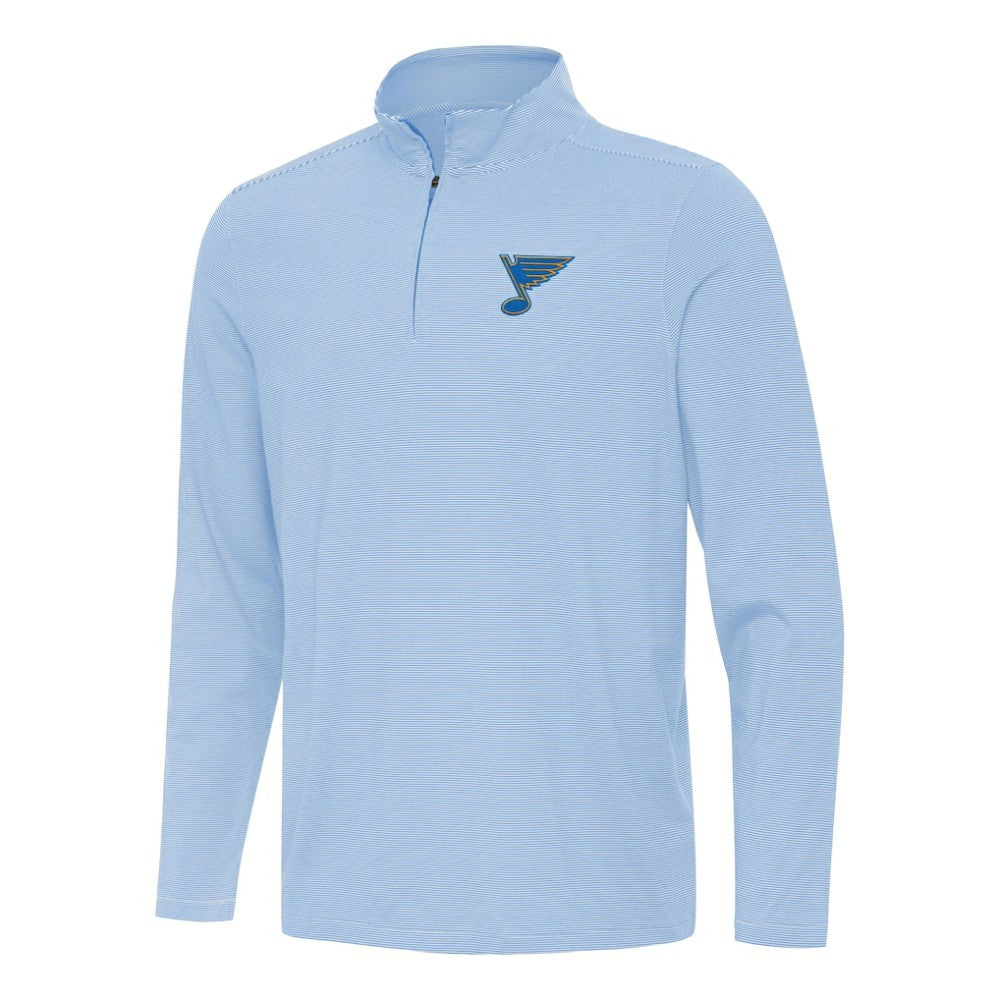 St. Louis Blues Antigua Twine Quarter-Zip Pullover Blue