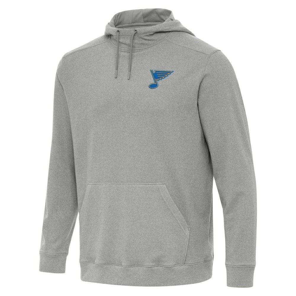 St. Louis Blues Antigua Cloud Pullover Hoodie Heather Gray