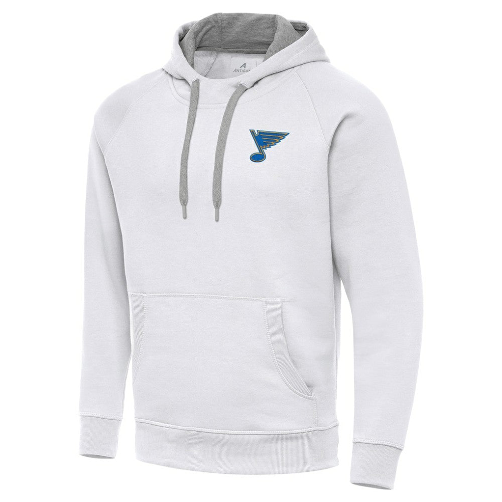 St. Louis Blues Antigua Victory Pullover Hoodie White