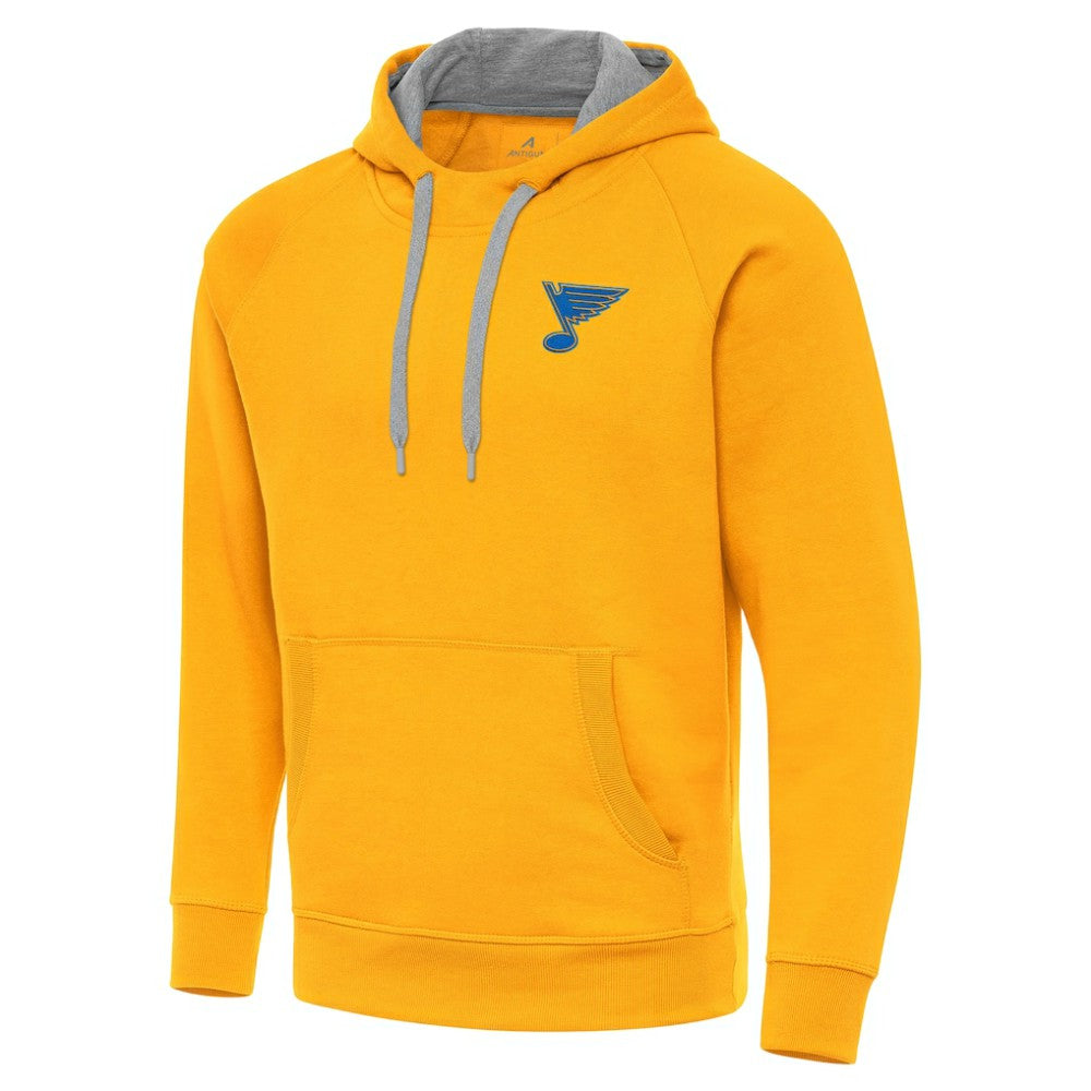 St. Louis Blues Antigua Victory Pullover Hoodie Gold