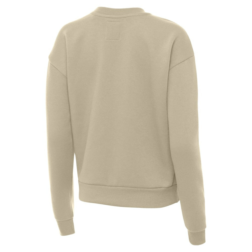 Boston Bruins Antigua Women's Victory Pullover Sweatshirt Khaki