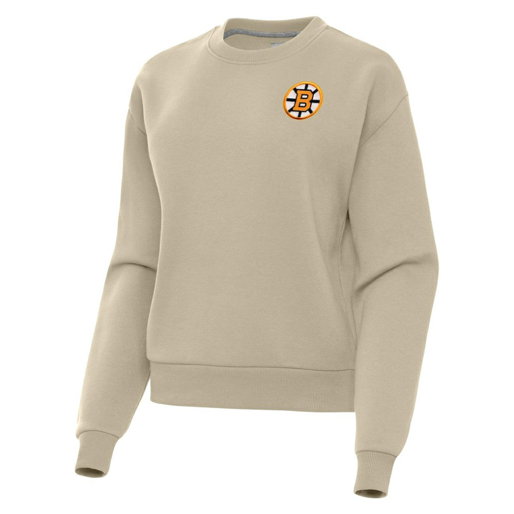 Boston Bruins Antigua Women's Victory Pullover Sweatshirt Olive