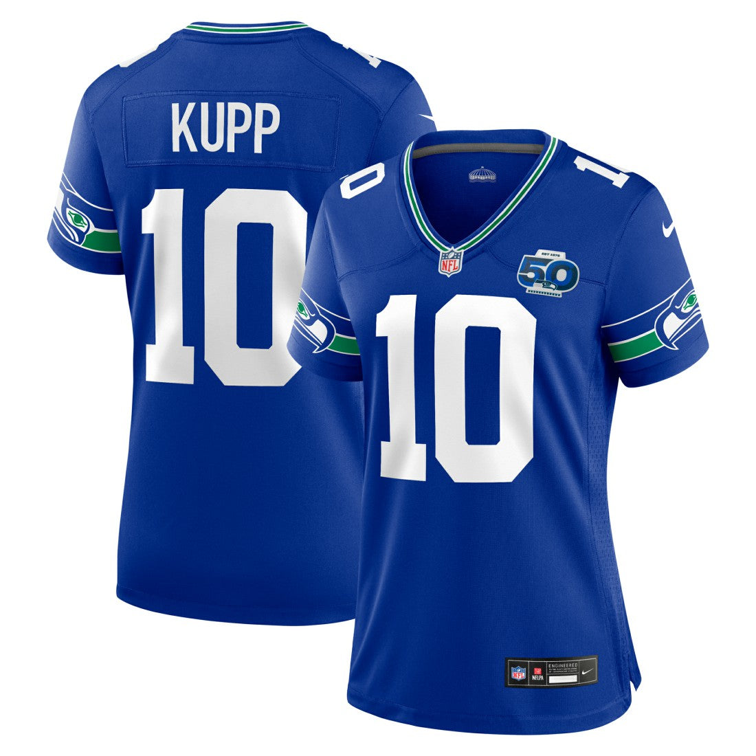 Cooper Kupp Seattle Seahawks Women's Alternate 50th Season Game Jersey - Royal | Nike outlet