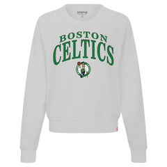 Boston Celtics Sportiqe Women's Genuine Issue Collection Ashlyn Cropped Sweatshirt - Gray outlet