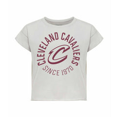 Cleveland Cavaliers Sportiqe Women's Cropped Genuine Issue Collection Alana T-Shirt sale - Gray for sale