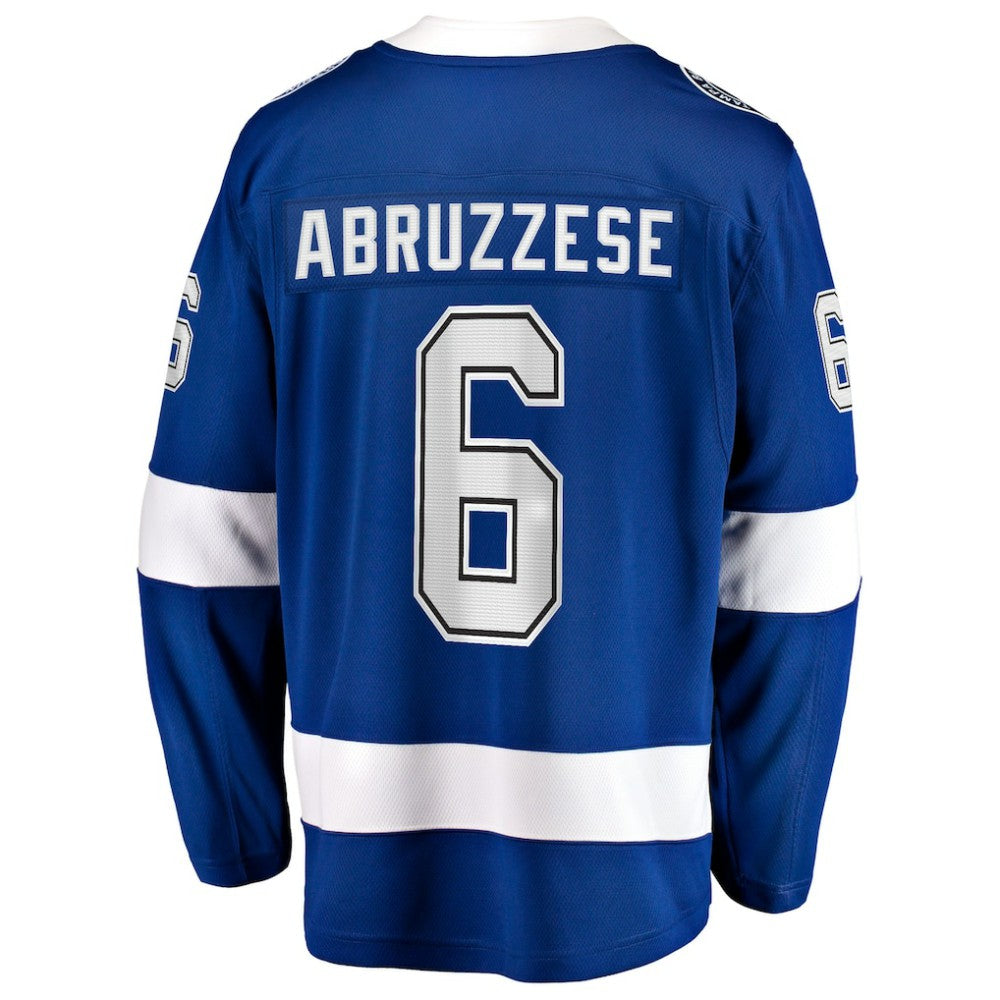 Nick Abruzzese Tampa Bay Lightning Fanatics Home Breakaway Jersey Blue