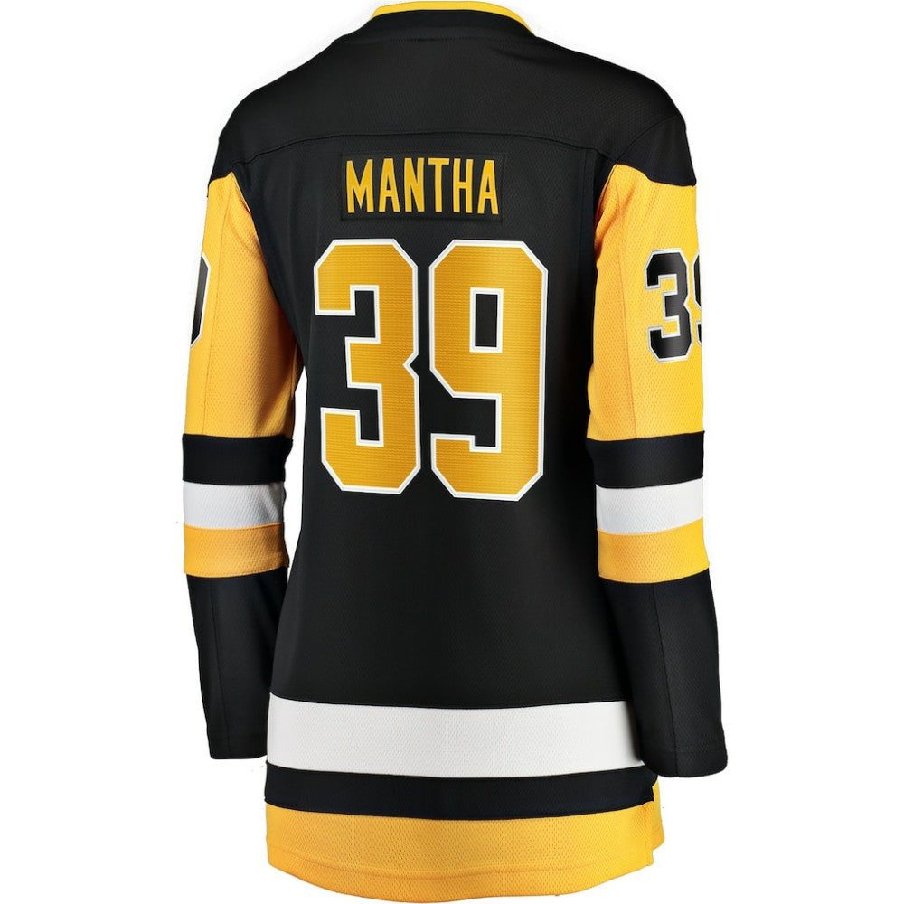 Anthony Mantha Pittsburgh Penguins Fanatics Women's Home Breakaway Jersey Black