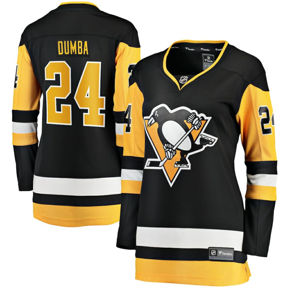 Matt Dumba Pittsburgh Penguins Fanatics Women's Home Breakaway Jersey Black