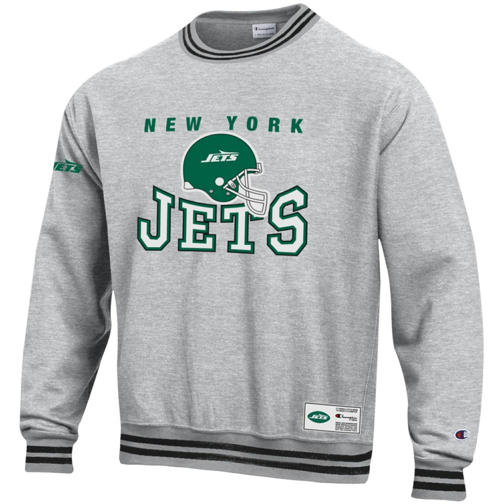 New York Jets Champion Reverse Weave Fleece Sweatshirt - Gray outlet