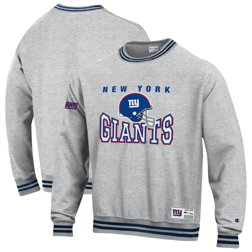 New York Giants Champion Reverse Weave Fleece Sweatshirt - Heather Gray outlet