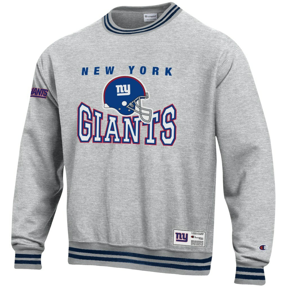 New York Giants Champion Reverse Weave Fleece Sweatshirt - Heather Gray outlet