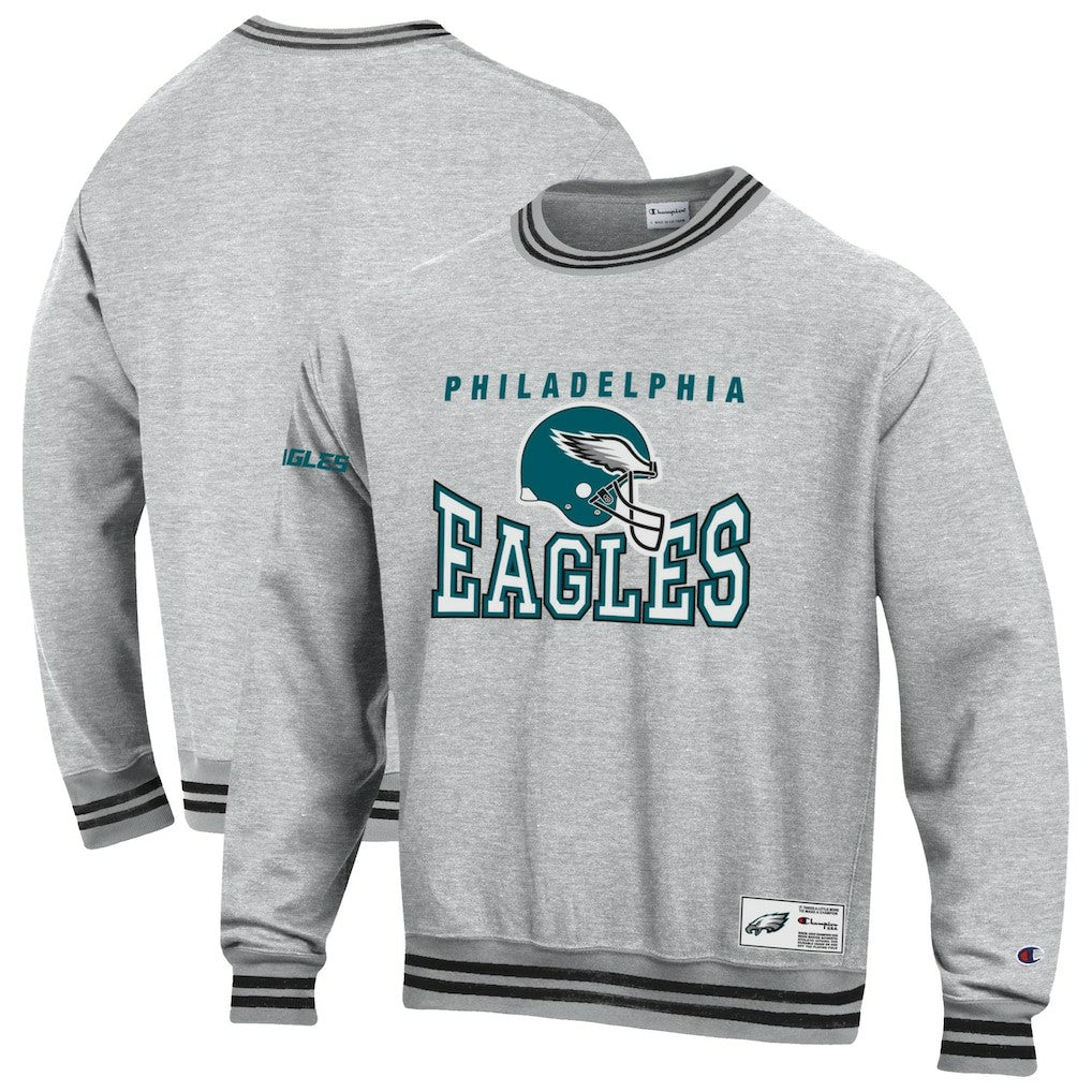 Philadelphia Eagles Champion Reverse Weave Fleece Sweatshirt - Heather Gray online
