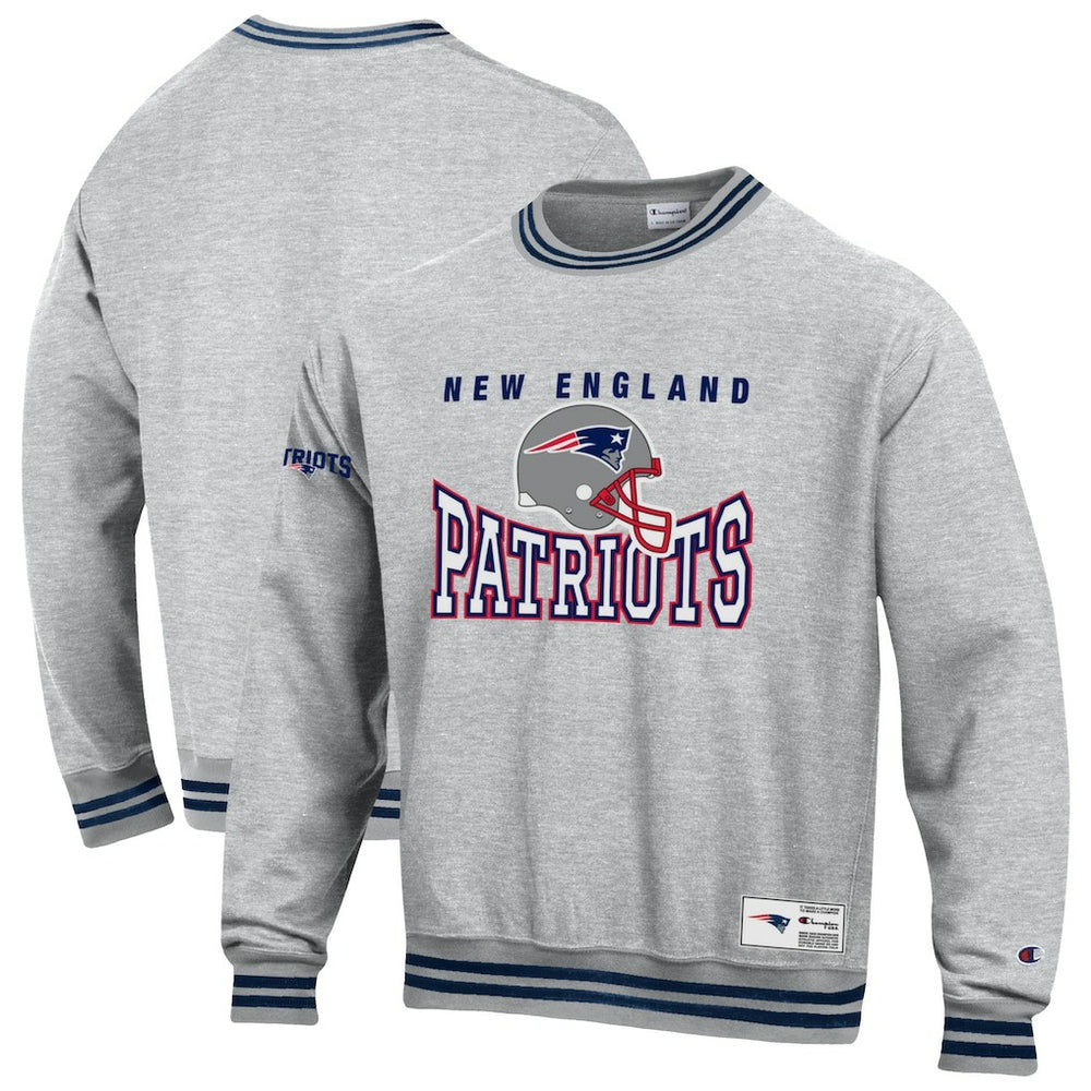 New England Patriots Champion Reverse Weave Fleece Sweatshirt - Gray discount