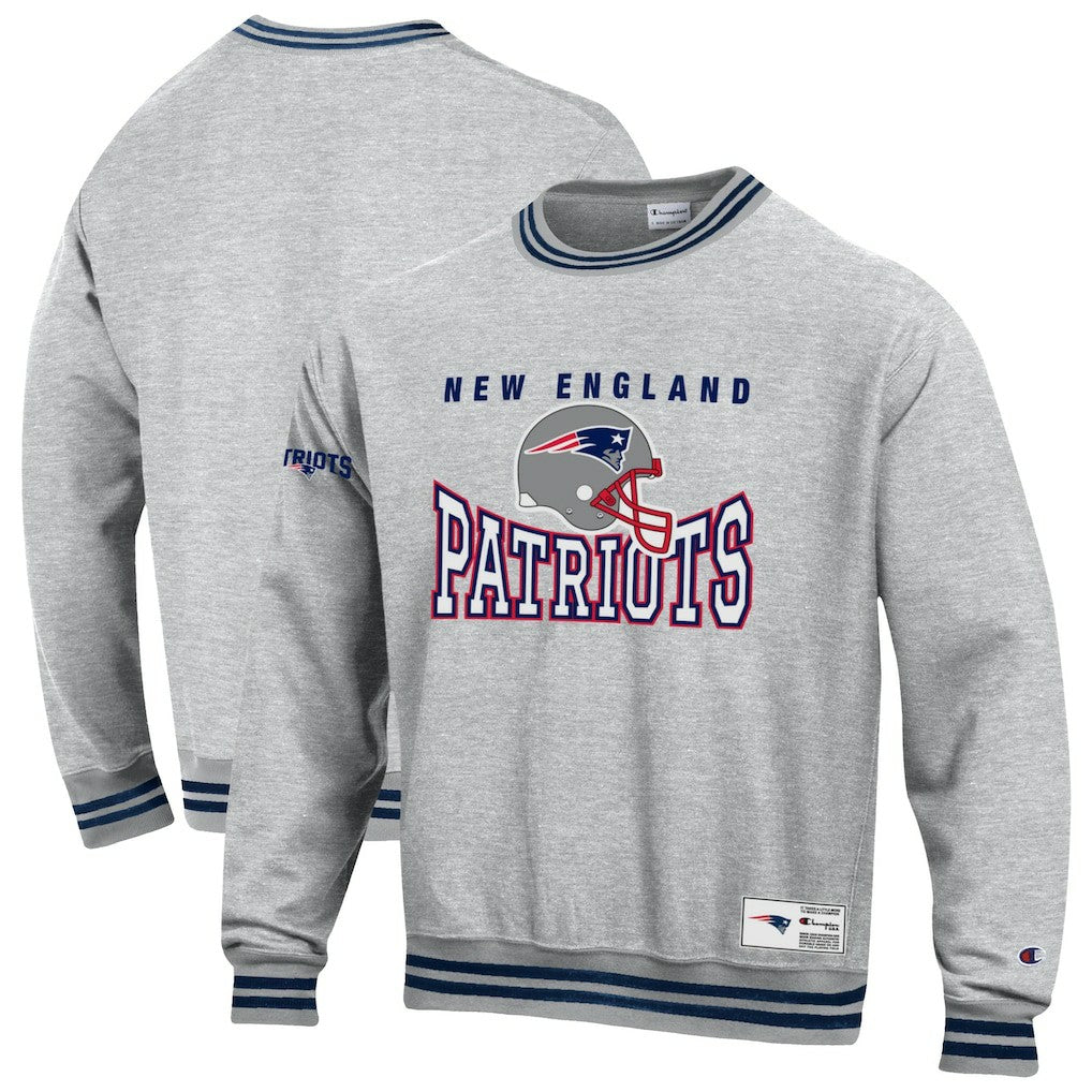 New England Patriots Champion Reverse Weave Fleece Sweatshirt - Gray discount
