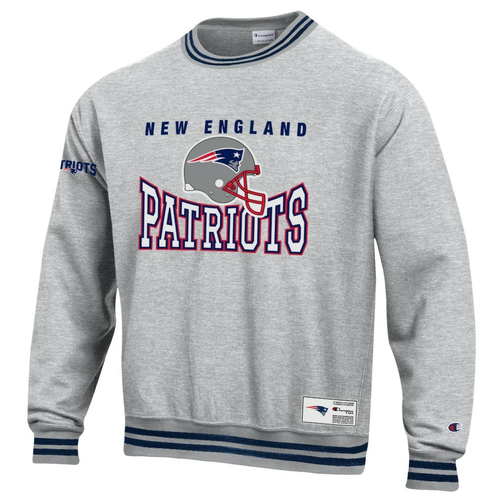 New England Patriots Champion Reverse Weave Fleece Sweatshirt - Gray discount